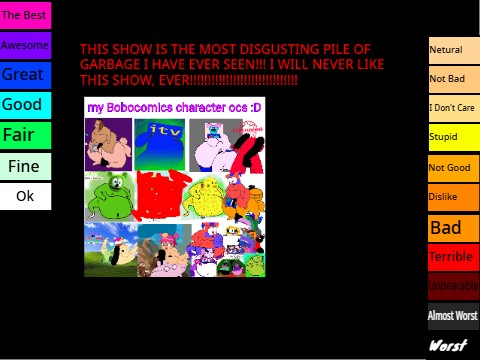 Time Machine Ranking List (Shows) (My Version) remix