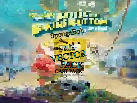 SpongeBob BFBBR Main Cast Vector Pack