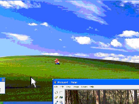 Mario Stuck In Windows XP