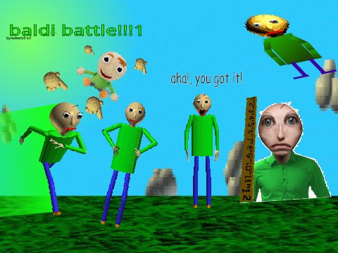 (plush update) Baldi battle