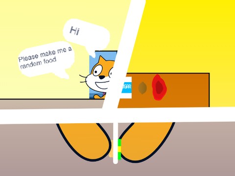 Cook food for scratch cat v0.1