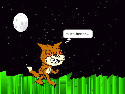 scratch is a werewolf!!!!