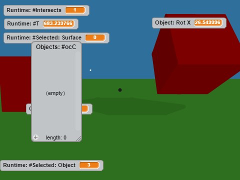 3D Ray-Triangle Intersection - Objects