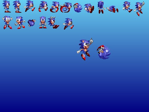 Sonic 1 Mania Sprites