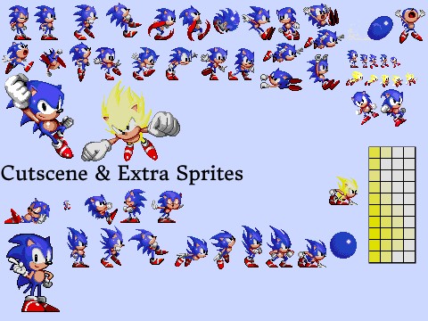 S2C Sprites (Sonic the Hedgehog) (Sonic 2)