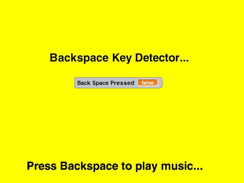 Backspace Key Detector