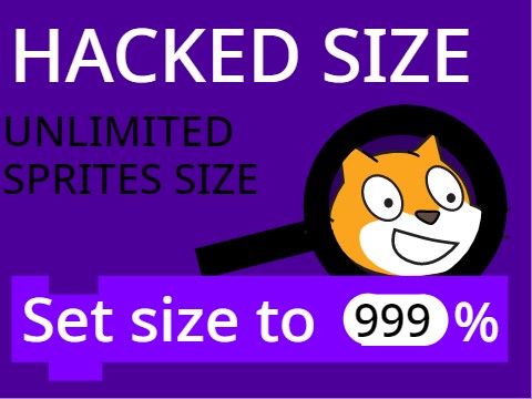 HACKED SIZE: Hack the sprites size! ~ Beat the screen size!