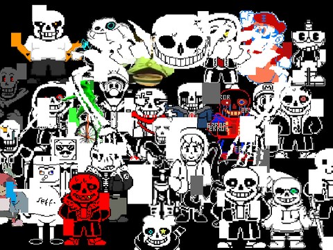 GU ink!sans fight phase2 Latter half [UNDERTALE fun game - TurboWarp