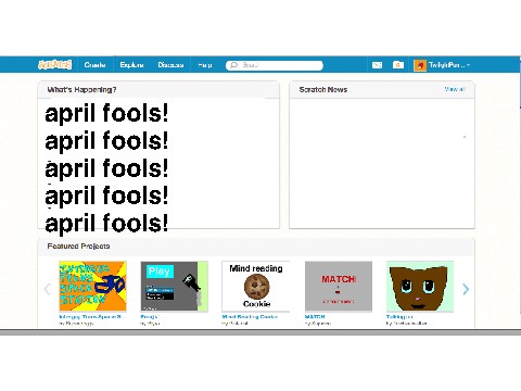 April Fools!