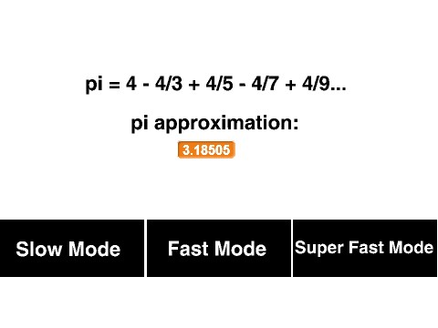 Gregory-Leibniz Series Pi Calculation
