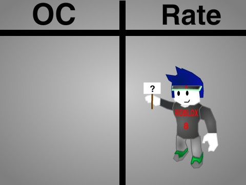 Give me your OC and I will rate it!