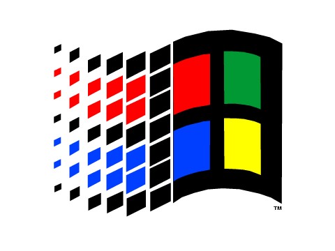 1990's Microsoft Windows Logo Vectorized