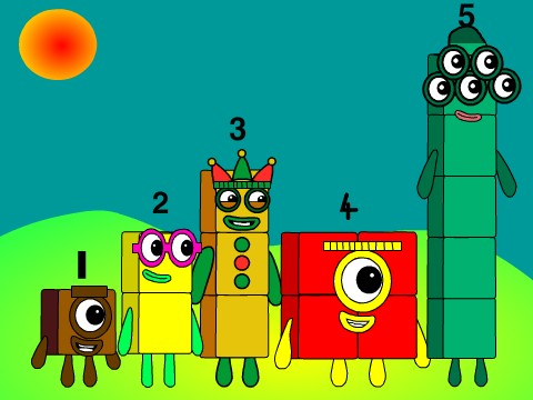 Classic Numberblocks (INSPIRED BY GUYSMILEY77)