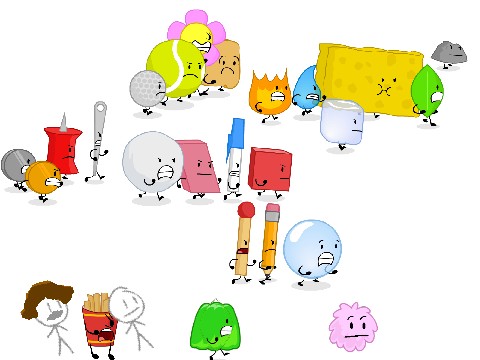 BFDI chase sprites v8