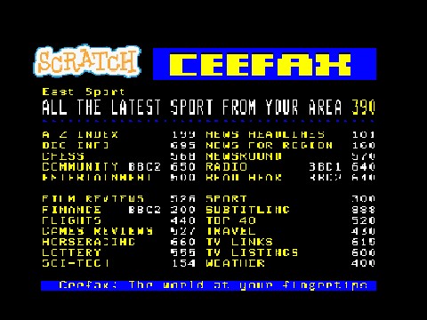 Scratch Network Sign off 1991