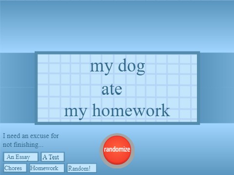 Excuse Generator