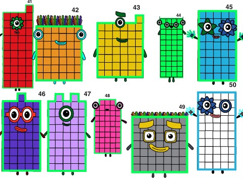 My Numberblocks 41 - 50