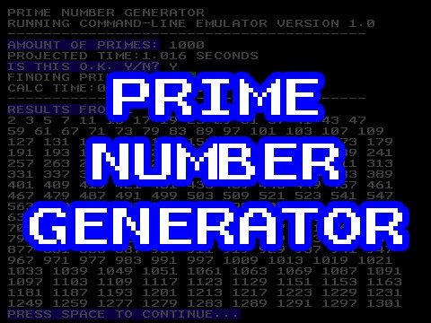 Prime Number Generator