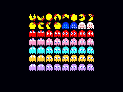 Ms. Pac-man sprites (edited a tiny bit...)