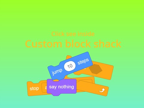 Custom block shack