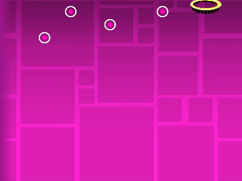 Geometry Dash Pink Orbs challenge