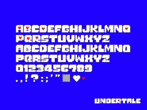 Undertale Font