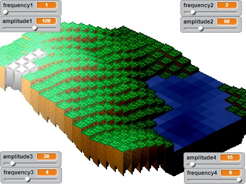 Perlin Noise Terrain Engine