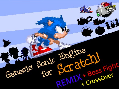 Genesis Sonic Engine v1.3 + Boss Fight + Crossover