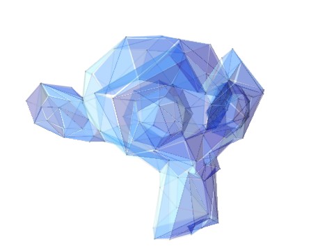 Real time 3D mesh with shading