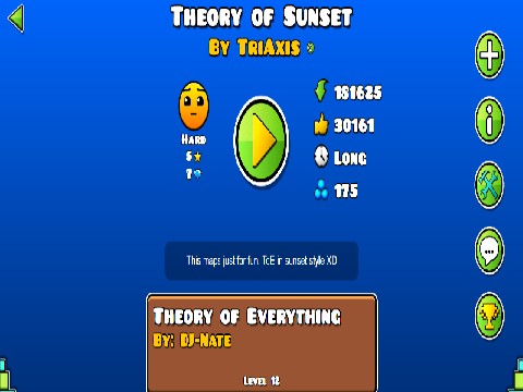 Geometry Dash Theory Of Sunset - by: TriAxis