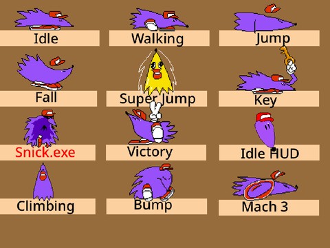 Snick Sprites