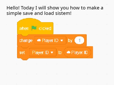 Simple save and load tutorial