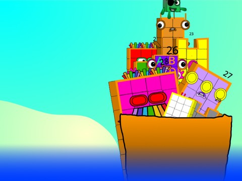 Numberblock Piratasthophe but it goes to 30 (2nd most popular project)