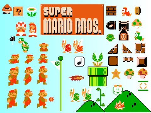 Super Mario Bros. Sprites+