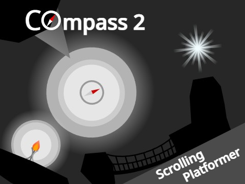Compass 2 - A Scrolling platformer - （スマホ対応） #games