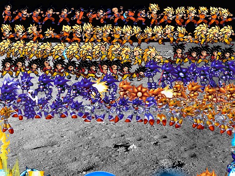 Goku Vs. Mecha Sonic Scene Creator 2!!!