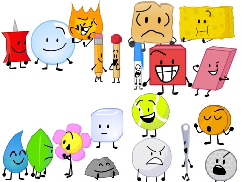 MYO: BFDI But With 4 Teams