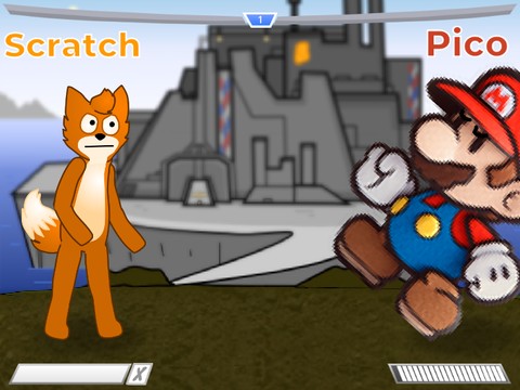 Scratch Combat / Mario