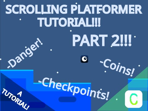 Scrolling Platformer Tutorial Part 2!! #tutorials #all