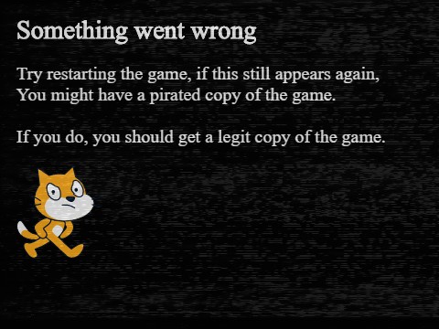 Scratch PLUS! - Anti-Piracy Screen