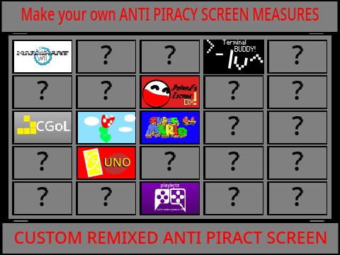 (AY) Make your own anti piracy screen (1)
