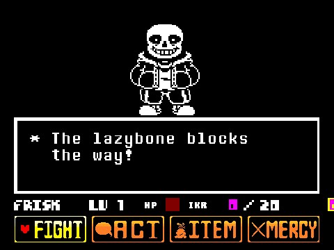 [Undertale] - Pacifist Sans Fight INF Hp