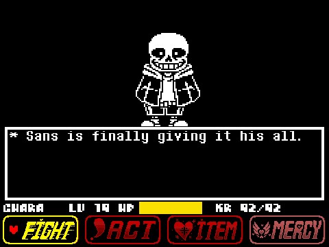 [ Undertale Last Breath ] sans phase 1 simulator