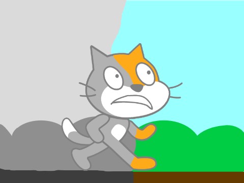 Colorless Scratch Cat!?