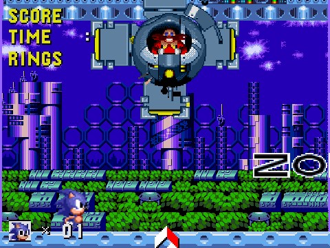 Sonic CD Final Boss in Sonic Boss Maker!