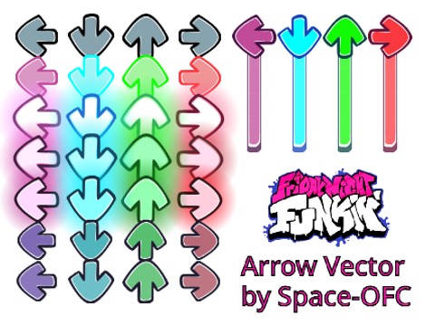 FNF Arrows Vector