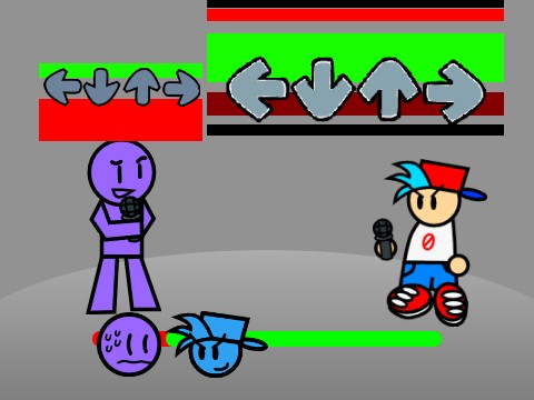 Screenshot of a fnf related test I made on scratch by Bemberboi on  DeviantArt