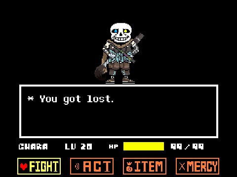 サムライサンズページ ink!sans battle DEMO - TurboWarp
