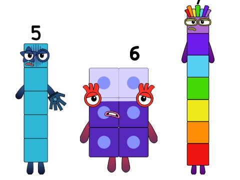 Corrupt Numberblocks 5 - 7