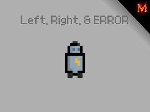 Left, Right, & ERROR (a one-button game)